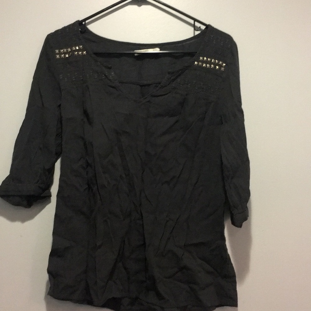 Studded old navey blouse